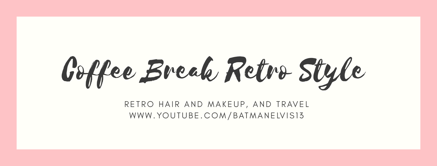  Coffee Break Retro Style Vlog Series- Basic Retro Makeup 