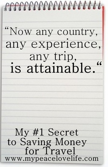 My #1 Secret to Saving Money for Travel! 