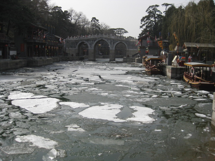 The Forbidden City, Beijing China, Frozen Lake