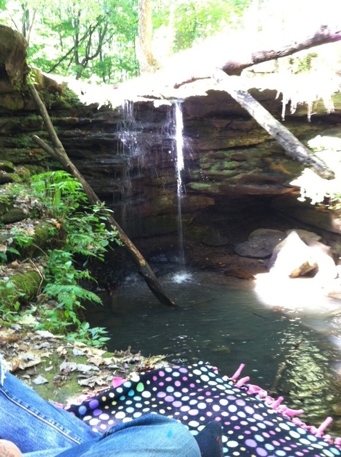 My Fairy Tale Picnic at a Waterfall. By China Barbie.