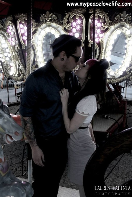 China Barbie's Vintage Carnival Engagement Pictures