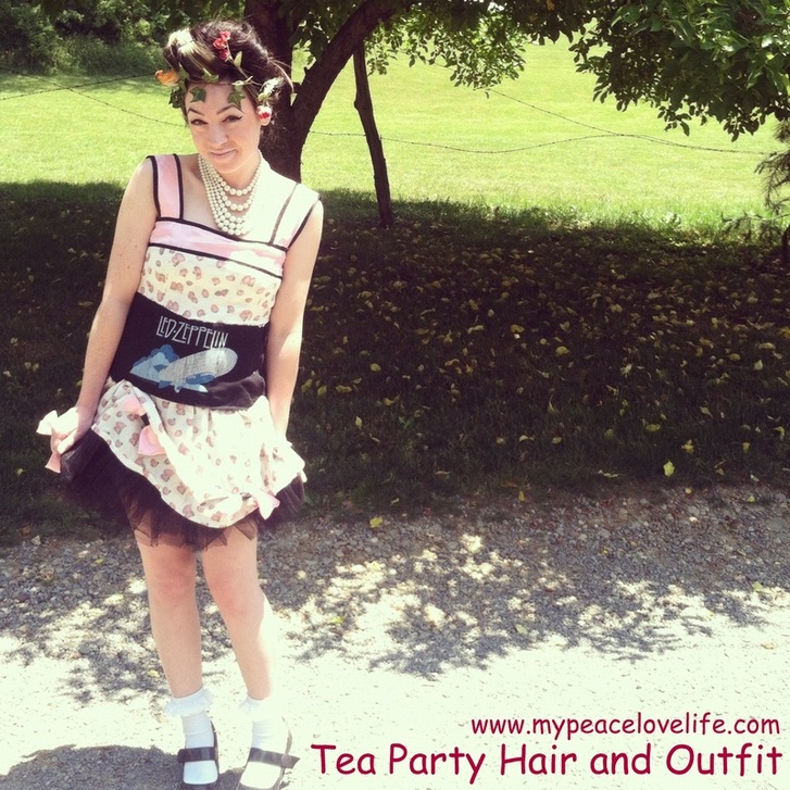 Tea Party Outfit and Hair!