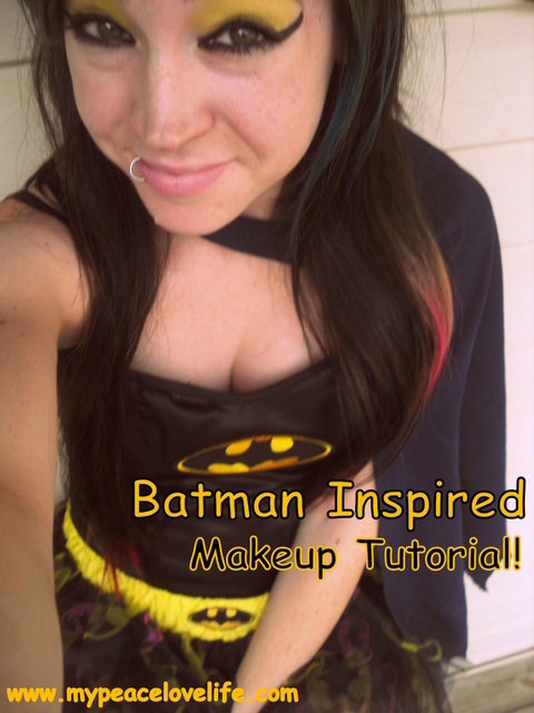 Batman inspired Makeup tutorial
