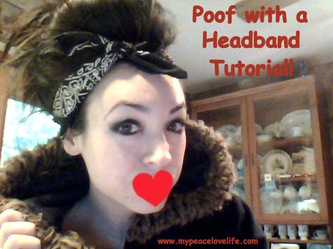 Poof with a Headband Tutorial