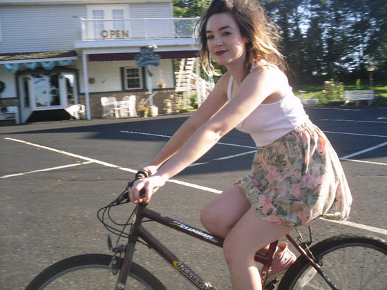 babe on a bike