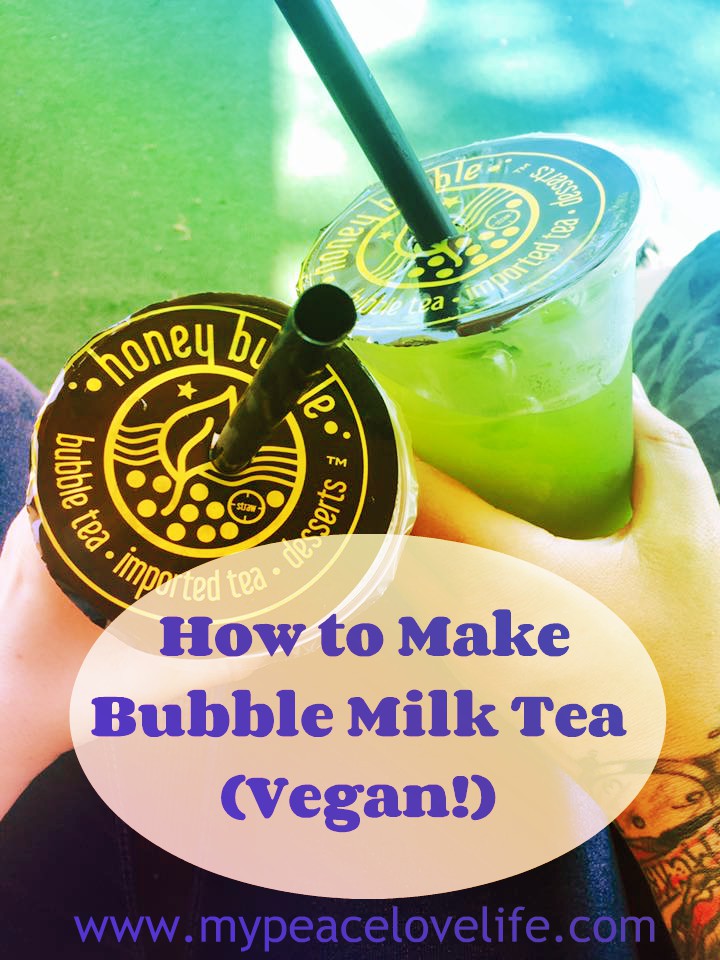 How to Make Bubble Milk Tea (Vegan)