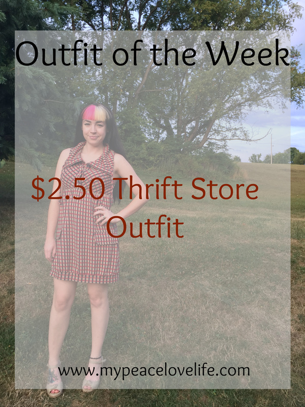 Outfit of the Week; $2.50 Thrift Store Outfit